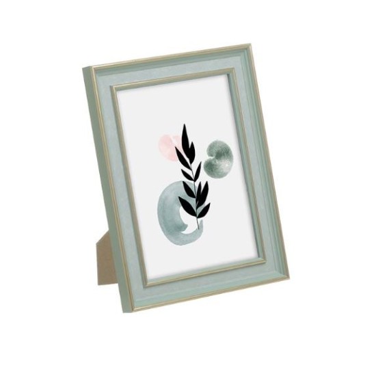 Κορνίζα PL πράσινη/χρυσή 15x20εκ.