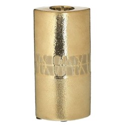 Κηροπήγιο κεραμικό χρυσό 10x7x21εκ.