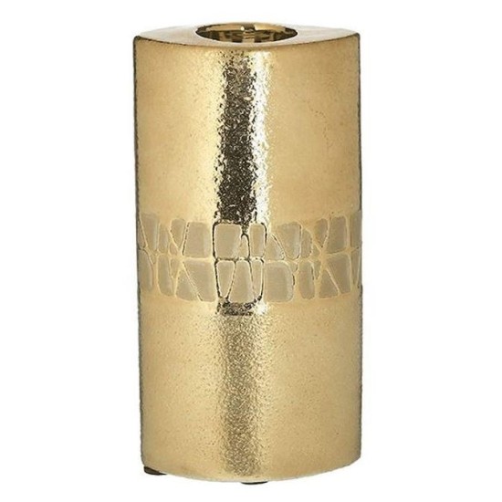 Κηροπήγιο κεραμικό χρυσό 10x7x21εκ.