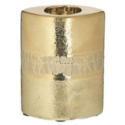 Κηροπήγιο κεραμικό χρυσό 10x7x13εκ.