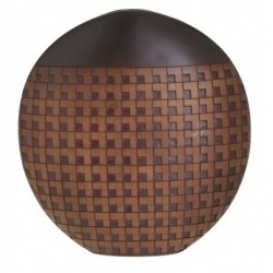 Ανθοδοχείο resin καφέ 34x11x35εκ.