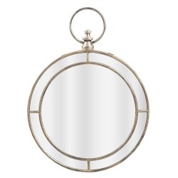 Καθρέπτης τοίχου PP αντικέ χρυσό 43x5x59εκ.