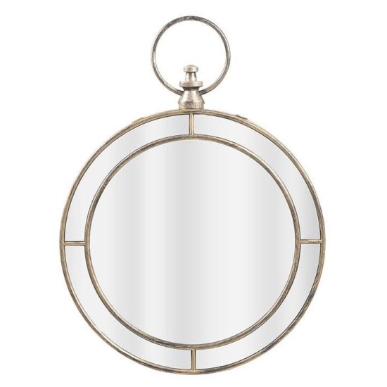 Καθρέπτης τοίχου PP αντικέ χρυσό 43x5x59εκ.