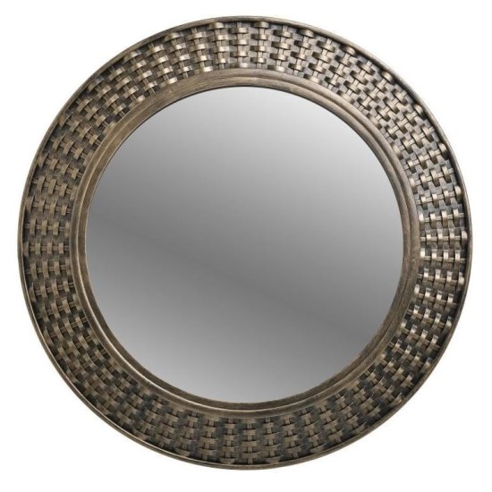 Καθρέπτης τοίχου polyresin αντικέ χρυσός 55εκ.