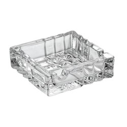 Σταχτοδοχείο γυάλινο τετράγωνο 10x10εκ.