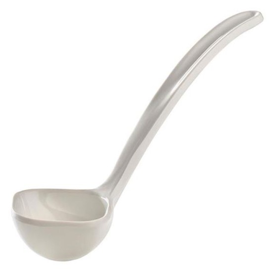 Κουτάλα σάλτσας μελαμίνης λευκή 17εκ. 40ml