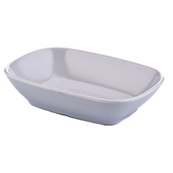 Μπωλ μελαμίνης ορθογώνιο λευκό 14x10,5x3,4εκ.