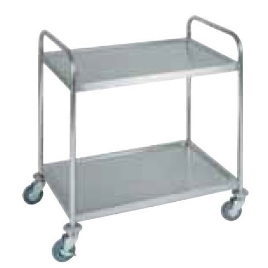 Καρότσι σερβιρίσματος inox με 2 ράφια 91x59x95εκ. HENDI