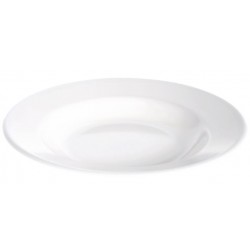 Πιάτο βαθύ μελαμίνης λευκό 22x3,4εκ. Chef