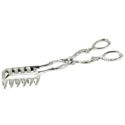 Λαβίδα-ψαλίδι μακαρονιών επάργυρη 22εκ.