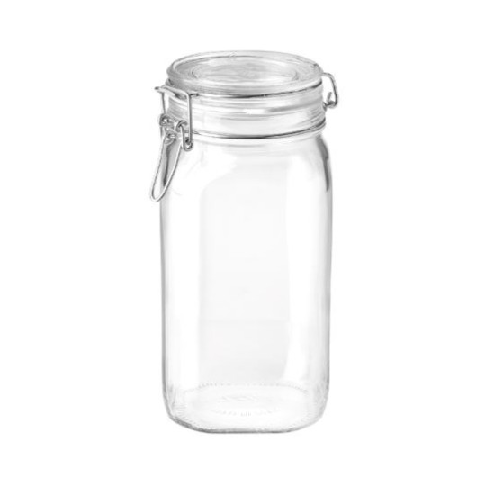 Βάζο γυάλινο με αεροστεγές κλείστρο 11,5x26εκ. 2.3L