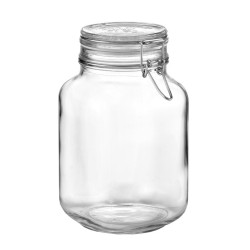 Βάζο γυάλινο με αεροστεγές κλείστρο 14,2x23,9εκ. 3L