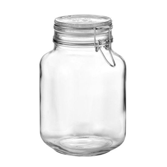 Βάζο γυάλινο με αεροστεγές κλείστρο 14,2x23,9εκ. 3L