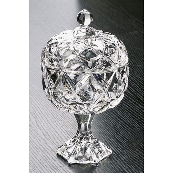 Φοντανιέρα με πόδι γυάλινη 18x28εκ. Vogue