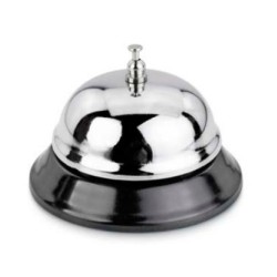 Κουδούνι reception μαύρο 9εκ.