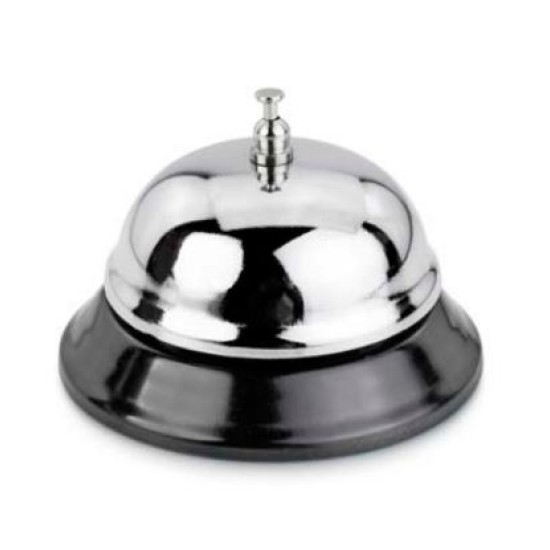 Κουδούνι reception μαύρο 9εκ.