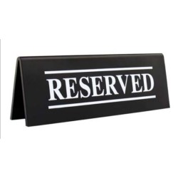 Πινακίδα ακρυλική 15εκ. RESERVED
