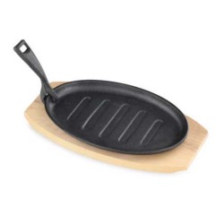 Τηγάνι μαντέμι με σπαστή λαβή και βάση μαύρο 28εκ.