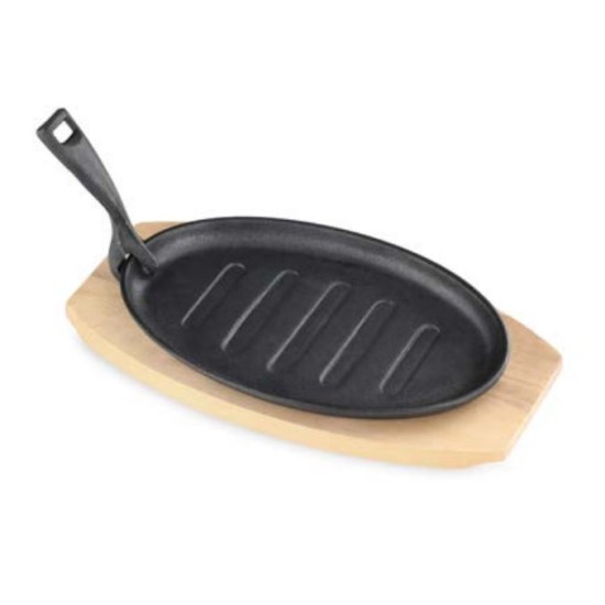 Τηγάνι μαντέμι με σπαστή λαβή και βάση μαύρο 28εκ.