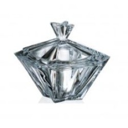 Φοντανιέρα γυάλινη τετράγωνη 18x15εκ.