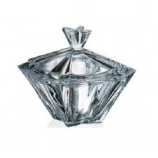 Φοντανιέρα γυάλινη τετράγωνη 18x15εκ.