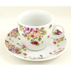 Σετ 6 φλυτζάνια καφέ πορσελάνης 120cc