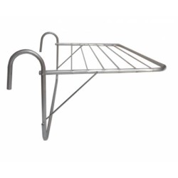 Απλώστρα μπαλκονιού αλουμινίου με σχοινιά 150x50εκ.