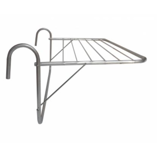 Απλώστρα μπαλκονιού αλουμινίου με σχοινιά 150x50εκ.