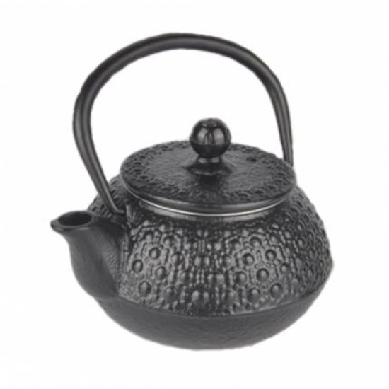 Τσαγιέρα μαντεμένια μαύρη 0.3L