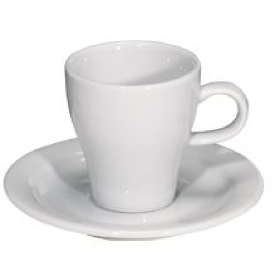 Φλυτζάνι εσπρέσσο πορσελάνινο λευκό 68ml md420