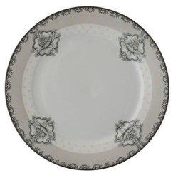 Πιάτο ρηχό πορσελάνης 27εκ. ΛΟΥΛΟΥΔΙ ΓΚΡΙ