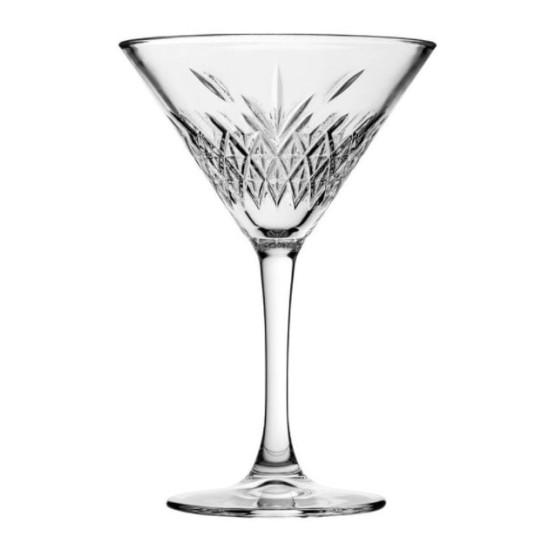 Ποτήρι μαρτίνι με σκάλισμα 230ml Timeless
