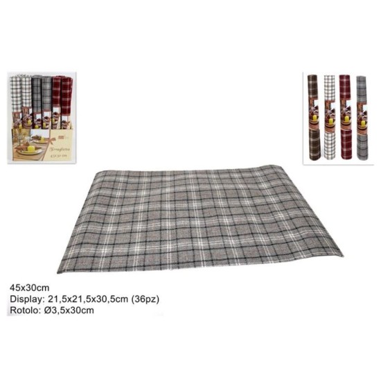Σουπλά υφασμάτινο καρό 45x30εκ.