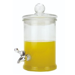 Δοχείο γυάλινο με κάνουλα 19x34εκ. 4L