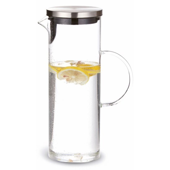 Κανάτα borosilicate με ανοξείδωτο καπάκι 1.3L