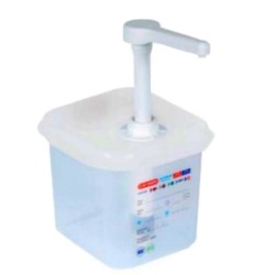 Δοχείο με αντλία PP 15εκ. 1.5L GN 1/9 Araven