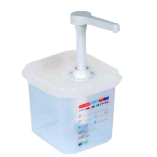 Δοχείο με αντλία PP 15εκ. 1.5L GN 1/9 Araven