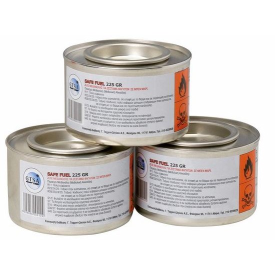 Στερεοποιημένη μεθανόλη για χρήση σε μπεν μαρί 225gr