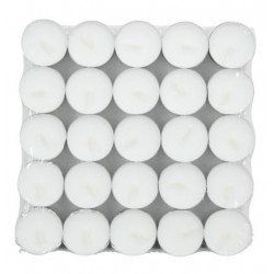 Σετ 50 κεριά ρεσώ λευκά