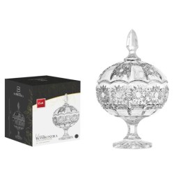 Φοντανιέρα με πόδι γυάλινη 16,5x26εκ. Viena