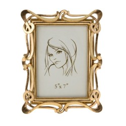 Κορνίζα πολυεστερική χρυσό 13x18εκ.