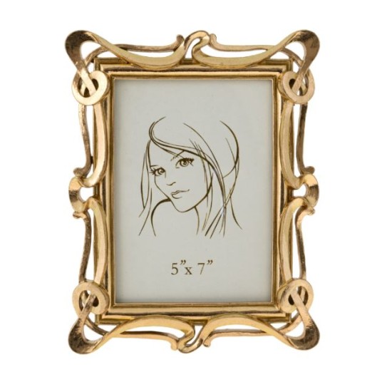 Κορνίζα πολυεστερική χρυσό 15x20εκ.