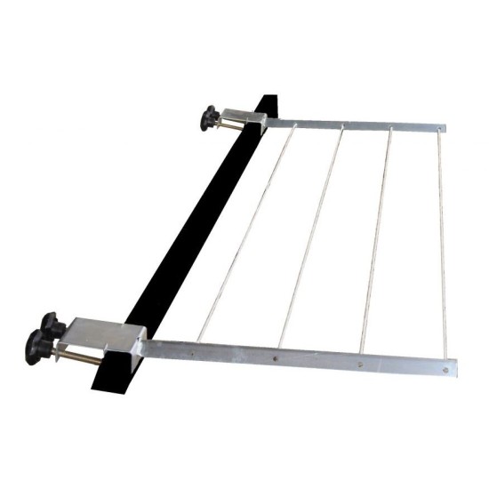 Απλώστρα μπαλκονιού μεταλλική βιδωτή για τετράγωνες κουπαστές