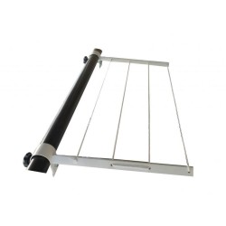 Απλώστρα μπαλκονιού μεταλλική βιδωτή για στρόγγυλες κουπαστές