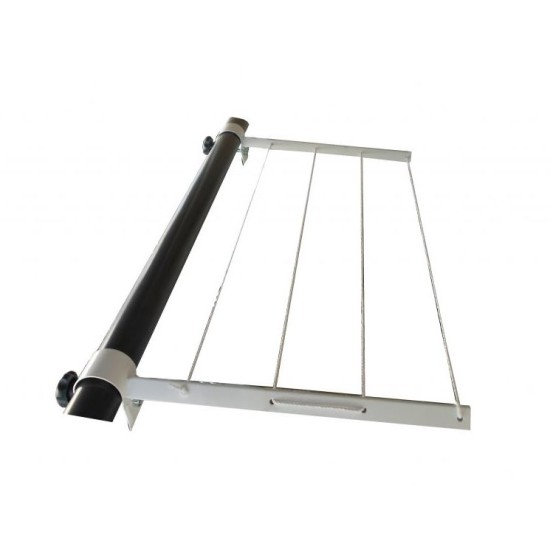 Απλώστρα μπαλκονιού μεταλλική βιδωτή για στρόγγυλες κουπαστές