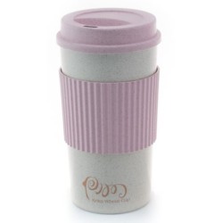 Κύπελο με καπάκι και αναδευτήρι οικολογικό bamboo 350ml