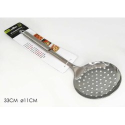 Κουτάλα τρυπητή inox 33x11εκ.