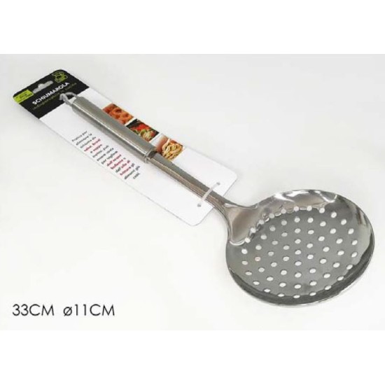 Κουτάλα τρυπητή inox 33x11εκ.
