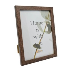 Κορνίζα ξύλινη MDF καφέ 28x35εκ.