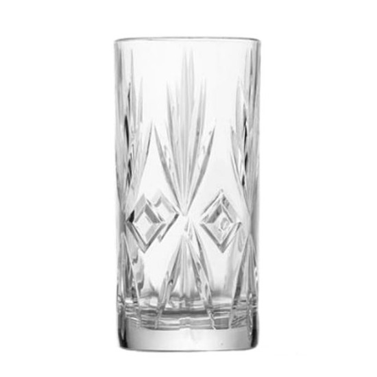 Ποτήρι νερού με σκάλισμα 335ml ROYAL